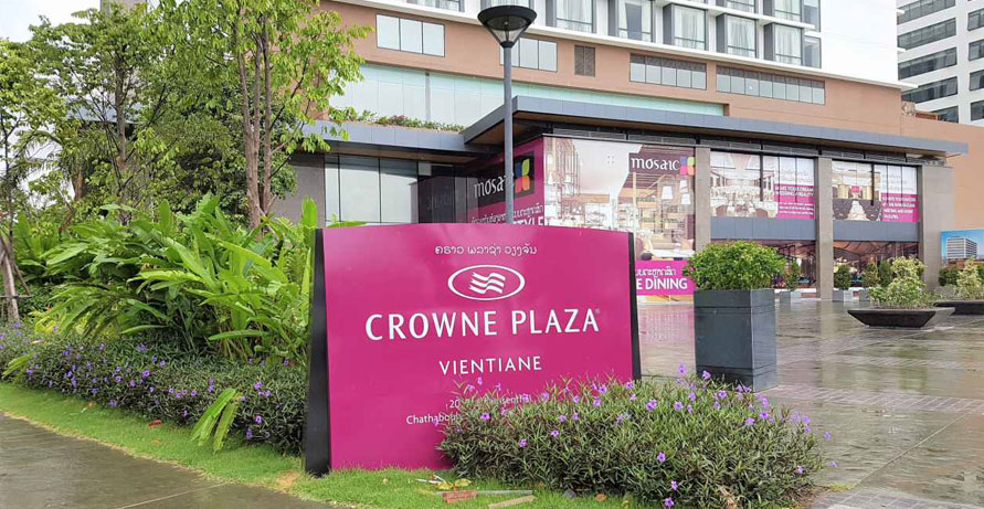 Urban Signage - Work - Crowne Plaza Vientiane, Laos